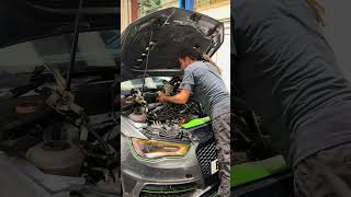 I react to a BLOWN UP turbo👨🏾🔧 #fyp #mechanic #workshop #garage #react #reaction #subscribe #tdm