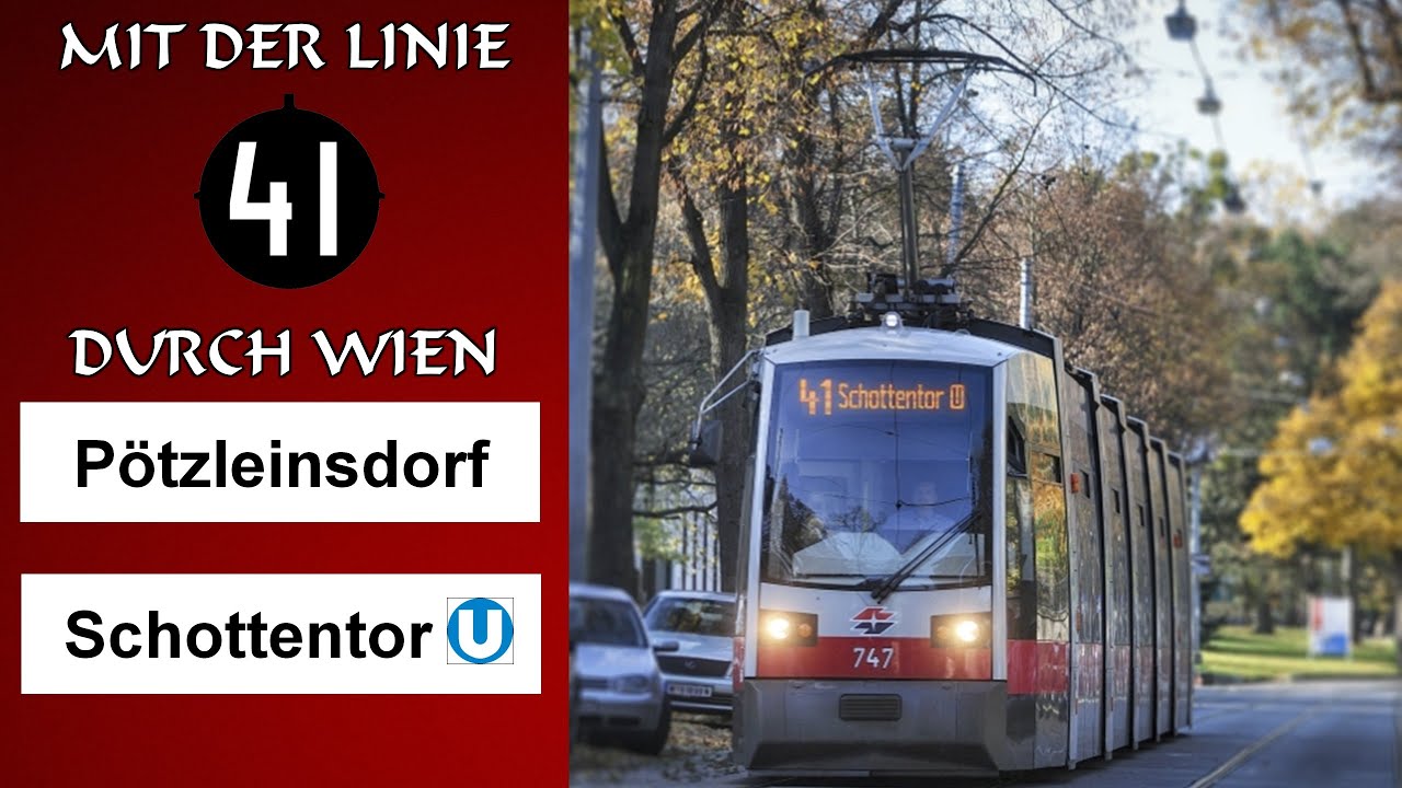 Mit der Linie 41 durch Wien - Pötzleinsdorf - Schottentor | Wiener Grantler