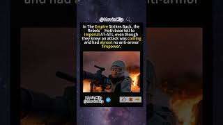 Rebels lost the Battle of Hoth because they brought no anti-armor weapons.#movietok #cinematic