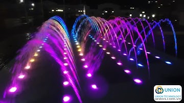 Sàn phun nước mái vòm siêu đẹp - Đài phun nước âm sàn | UNION