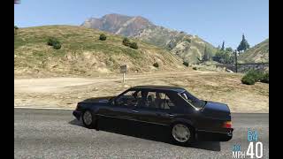 GTA V: Taking a Mercedes W124 300D 4Matic to places it really shouldnt be