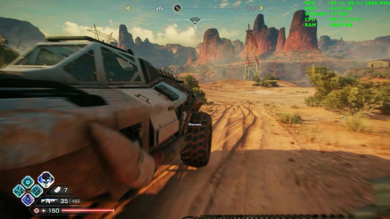 RAGE 2 - GTX 1080Ti Ultra Settings 2560x1440
