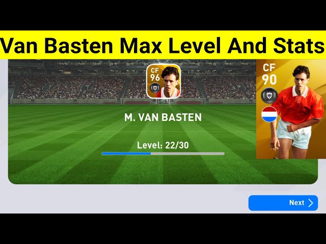 M. Van basten max level up pes 2022 /player Chords & Tabs