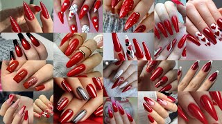 LAS TENDENCIAS MAS POPULARES EN UNAS ROJAS Los mejores disenos de unas acrilicas para mujeres