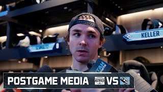 Brandon Tanev, Clayton Keller and André Tourigny | 12.08 Postgame Media News