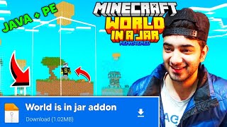 Minecraft but the world is in jar addon | Minecraft but the world is in jar map download | JAVA + PE screenshot 2