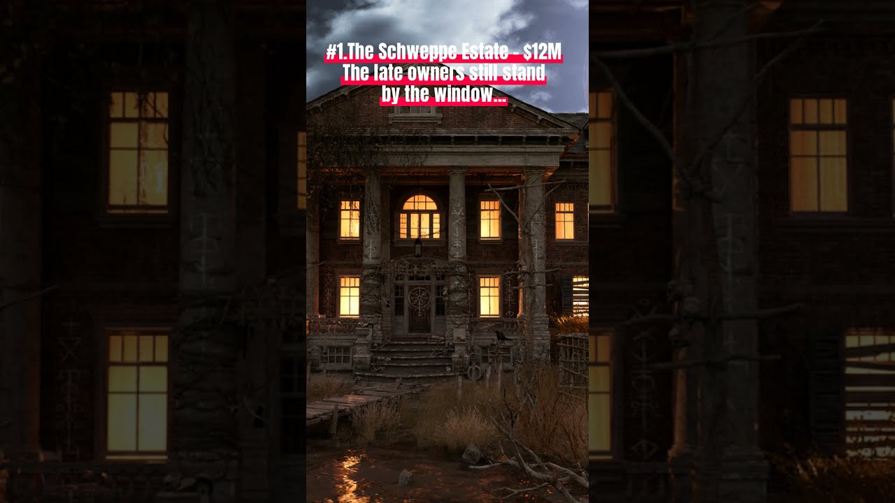 The 3 most expensive haunted houses in the U.S. 🏚️🎃👻🕯️💀 Share it with