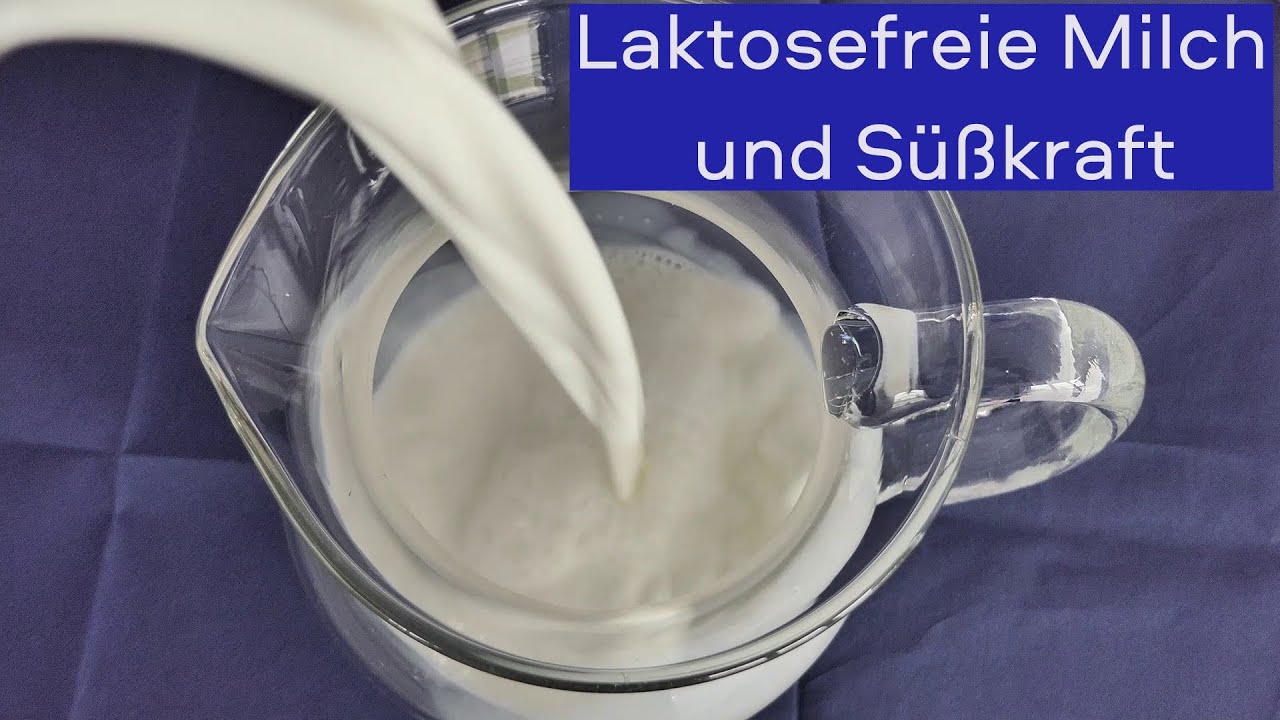 Laktosefreie Milch: Wieso schmeckt sie süßer als herkömmliche Milch? Ein Erklärvideo