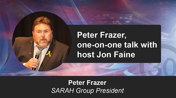 SARAH Group President Peter Frazer speaks with Jon...