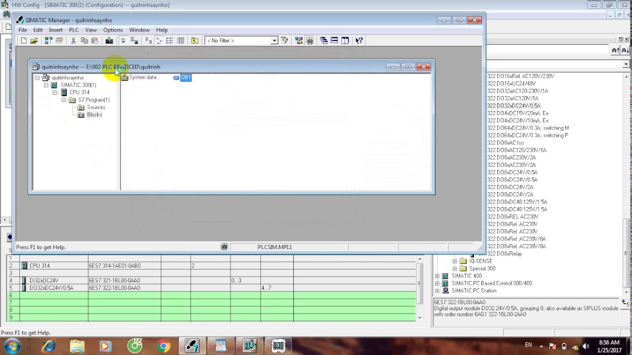 Video 2017 01 25 plc code saynho