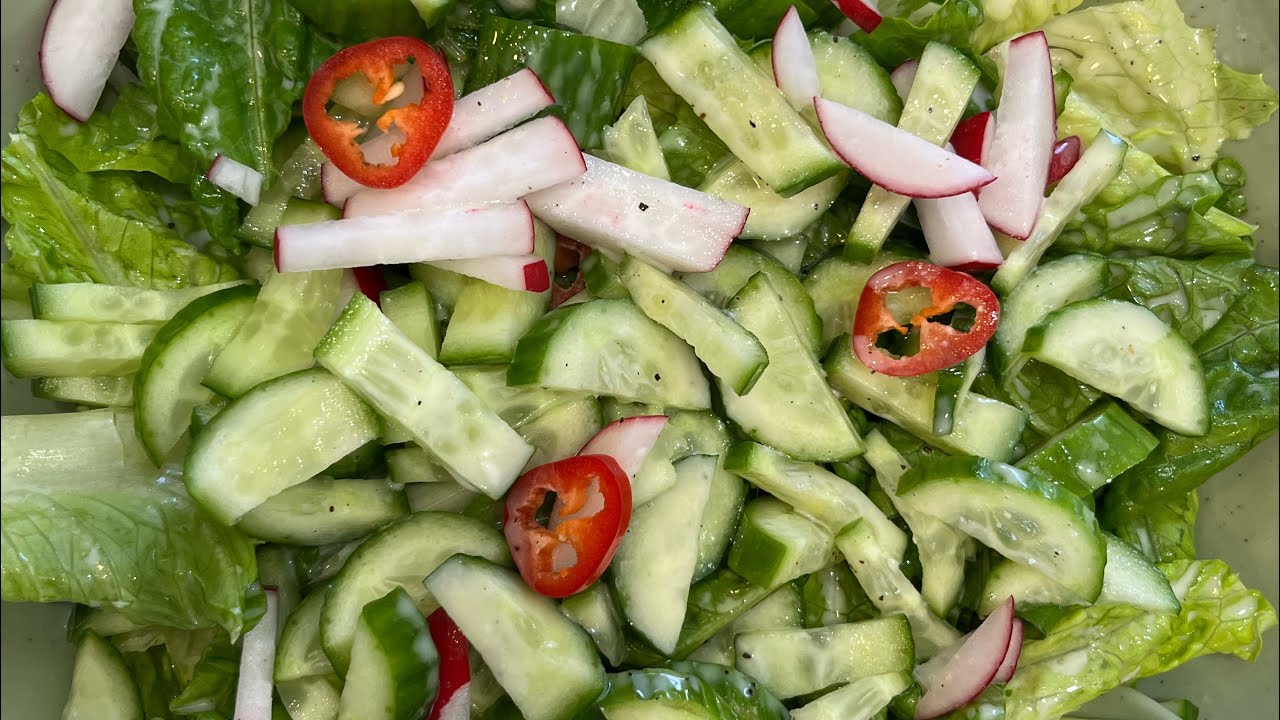 סלט חסה עם רוטב מיוחד וסודי שלי !!!