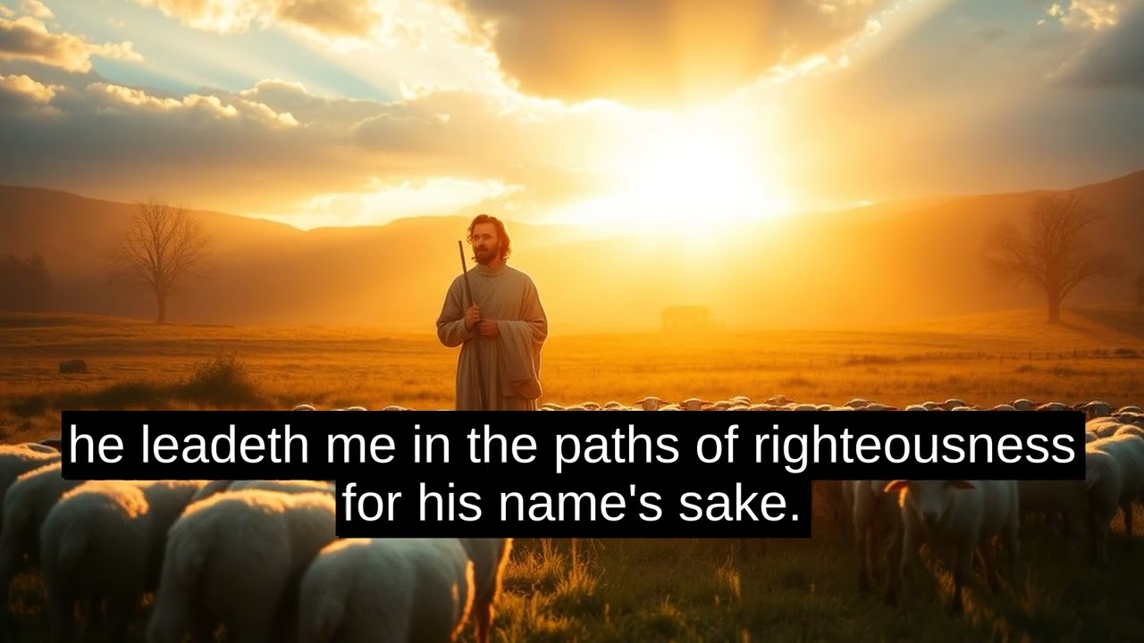 ✝️ POWERFUL SCRIPTURE: Praise & Comfort | The Good Shepherd | Psalm 23