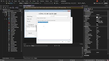 Lab 5 Bài 6 form Công ty du lịch