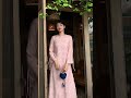 Chẳng cần filter, vì em và áo dài đã là bức tranh hoàn hảo 🌸 #Cayleodesign #aodai #Shopee
