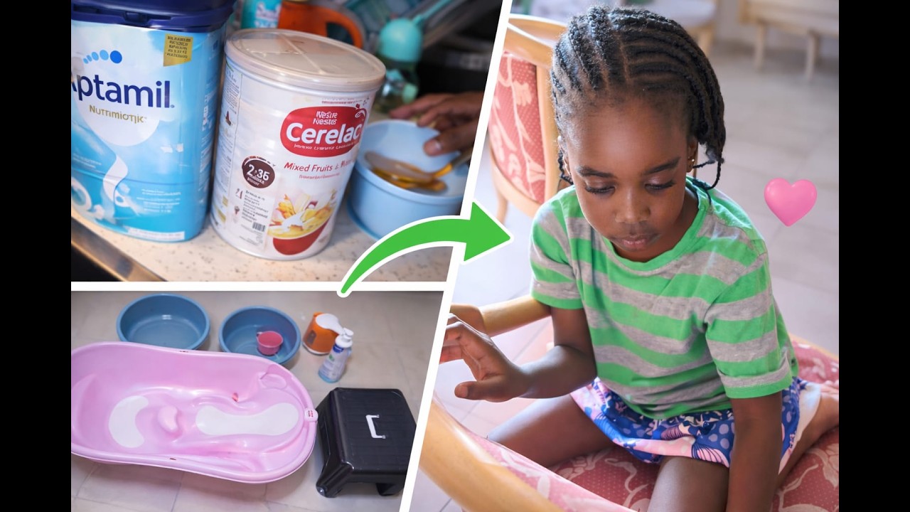 My Real Morning Routine as a Mom | Bathing Baby, Cooking Breakfast & Supermarket Vlog