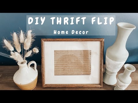 THRIFT FLIP Home Decor (DIY + Faux Ceramic Painting) Thrift with me | A Bougie Lifestyle