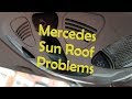 Mercedes Sunroof not working. - Try this FIRST!!