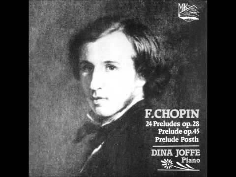 DINA JOFFE plays CHOPIN 24 Préludes Op.28 (1988)