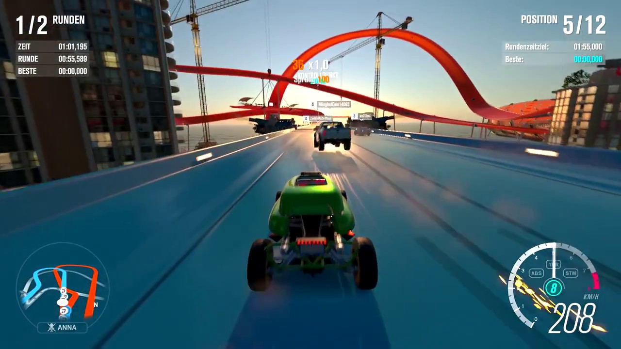 Kinder Auto Spiele Rennwagen Monstertruck Und Hotwheels Autos Auf Hot Wheels Street Racing Youtube