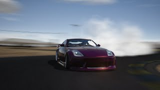 Drifting Nissan 350z on Grange Motor Circuit | Assetto Corsa with wheelcam