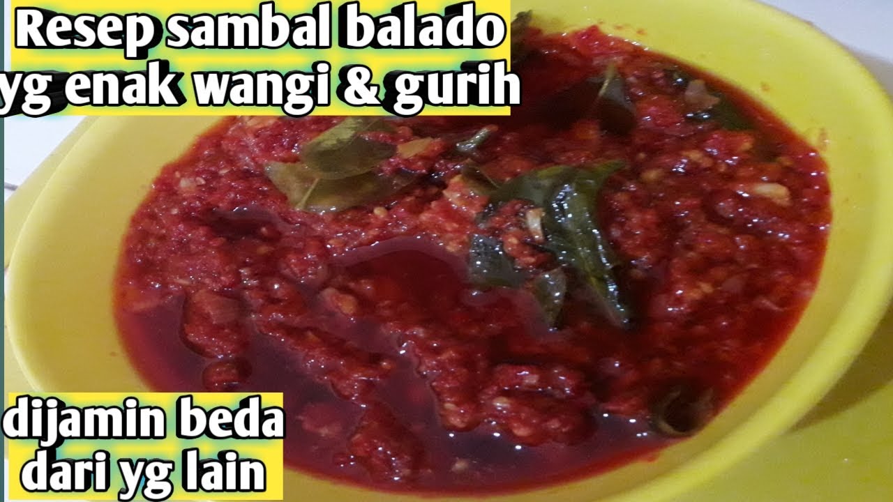 Resep Sambal Balado yg enak wangi gurih dijamin beda Resep Sambal Balado yg enak wangi gurih dijamin beda