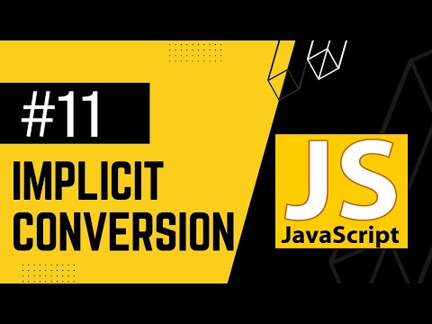 Implicit Data Type Conversion In Java Script | Complete Java Script Tutorials | #11