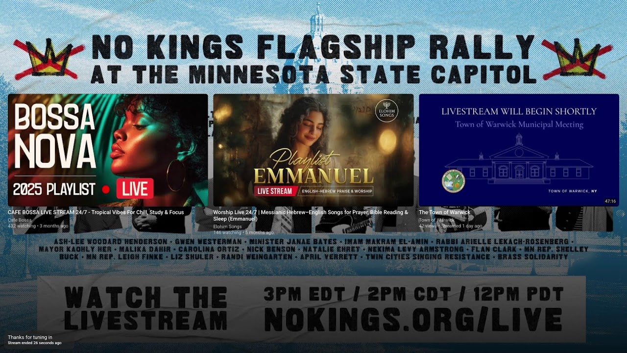 "No Kings" protest outside Minnesota’s State Capitol against Donald Trump