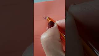 Italic calligraphy tutorials alphabet #shorts #calligraphyforbeginners