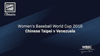 Chinese Taipei v Venezuela - Women's Baseball World Cup 2016