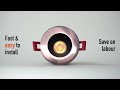 Lotus LED Lights Recessed LED High Output Designer Series
