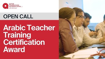 Open Call: QFI’s Arabic Teacher Training Certification Award
