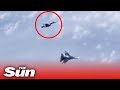 Nato jet stalks putin minister before being chased off by su27
