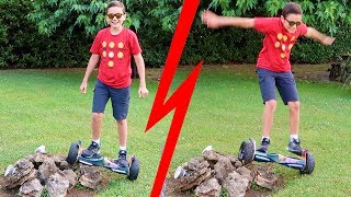 CRASH TEST : HOVERBOARD HUMMER 4X4 WEGOBOARD -Watch out for falls