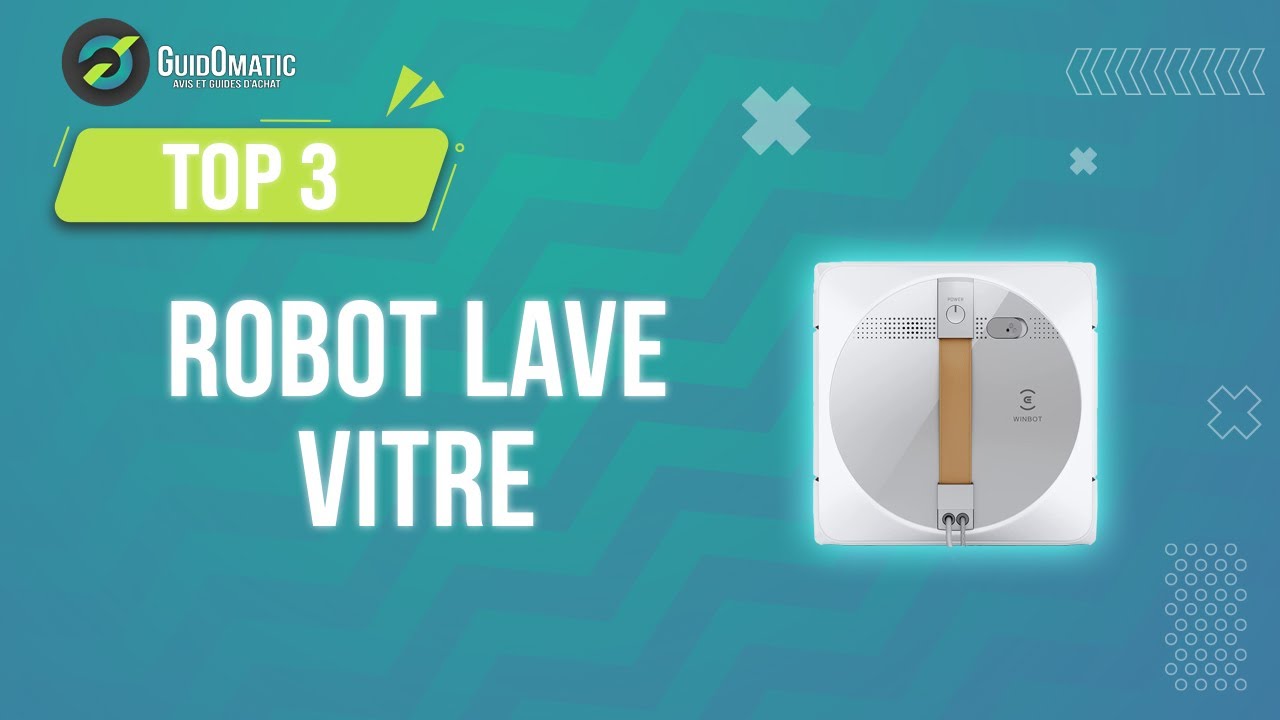 Sans Marque - X6 Robot Laveur de Vitre, Robot Nettoyeur Vitres