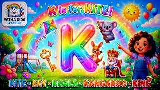 Learn Letter K for Kids | K is for Kite, Key, Koala, Kangaroo & King! | ABC Learning