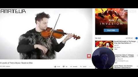 4 Levels of Tetris Music: Noob to Elite reaction video