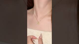 Dây chuyền hoa anh đào #MD401099 #a4 #bacnu #c #huykvienchibao #trangsuc #trangsucvangbac