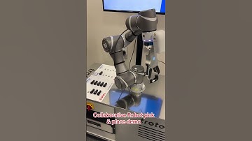 Collaborative Robot pick & place demo