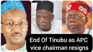 BREAKING: APC NATIONAL VICE CHAIRMAN RESIGNS OVER INJUSTICE AND FEAR OF TINUBU'S DISQUALIFICATION