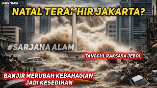 NATAL BERUBAH JADI NERAKA AIR ! TANGGUL RAKSASA JEBOL, BANJIR ROB TERPARAH MELUMPUHKAN JAKARTA