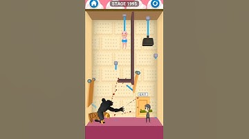 rescue cut rope puzzle stage 1995| rescue cut rope puzzle game for android and iOS #short