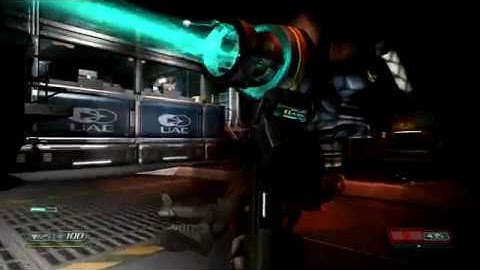 Doom 3 part 4 sub machine gun