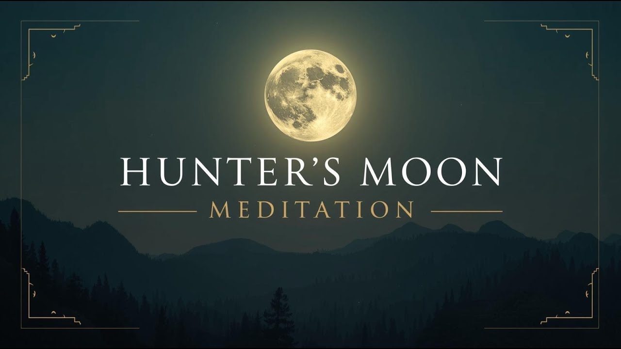 Hunter's Moon Meditation | Guided Full Moon Spiritual Journey & Inner Power Awakening | Oct 6th 2025