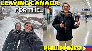 LEAVING CANADA For The PHILIPPINES - Flying Home In Arctic Weather! (Vancouver)