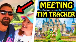 Meeting The Tim Tracker at Disney World I was in his