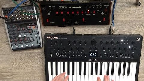 Behringer Solina as FX processor - no talking