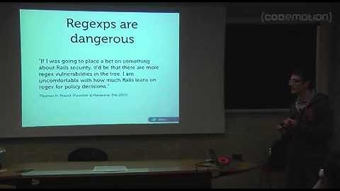 And now you have two problems. Ruby regular expressions for fun and profit by Luca Mearelli