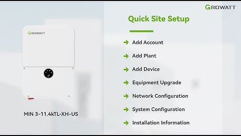 Installation Guide: ShineTools - MIN 3-11.4kTL-XH-US Quick Site Setup