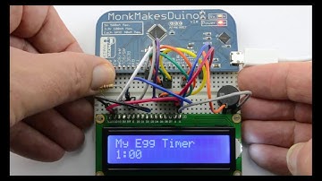 Egg Timer Project from MonkMakesDuino LCD Kit