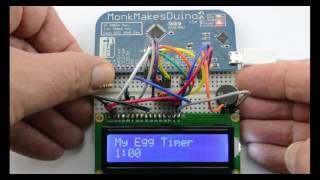 Egg Timer Project from MonkMakesDuino LCD Kit